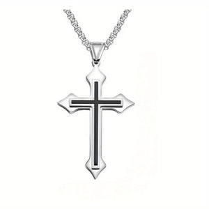 Modern Cross Necklace – Faith