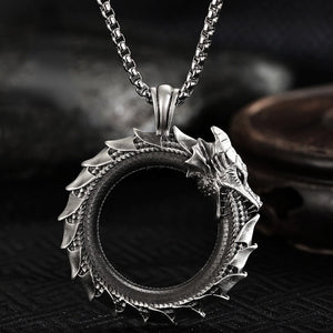 Viking Jörmungandr Necklace – Protection