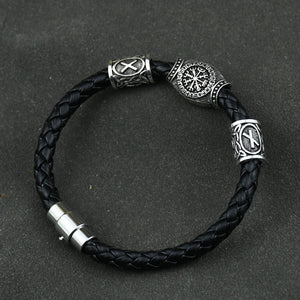 Viking Leather Bracelet – Bravery