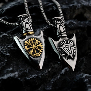 Arrow Compass Necklace – Courage