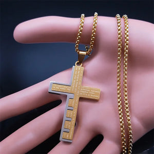 Bible Cross Necklace – Salvation