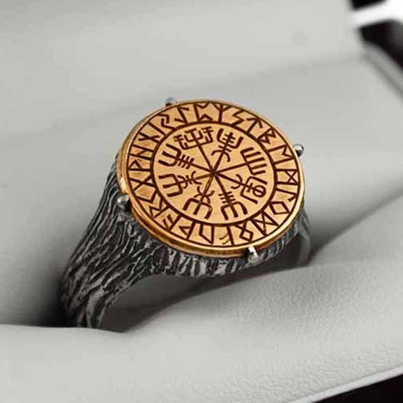 Viking Compass Ring – Guidance