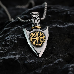 Arrow Compass Necklace – Courage