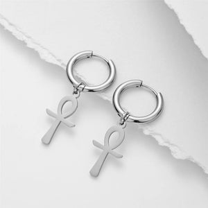 Ankh Cross Earrings – Life