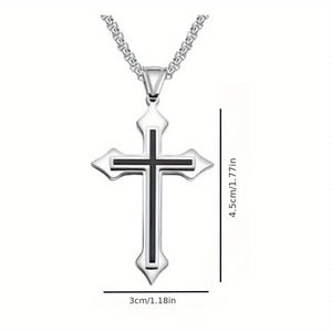 Modern Cross Necklace – Faith