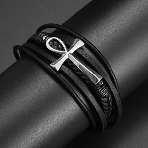 Ankh Cross Wrap Bracelet – Life
