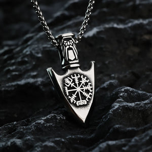Arrow Compass Necklace – Courage
