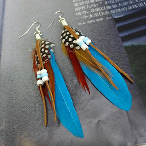 Feather Tassel Earrings – Freedom
