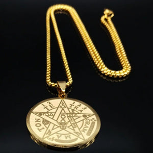 Pentagram Steel Necklace – Witchcraft