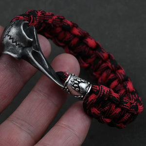 Raven Paracord Bracelet – Odin