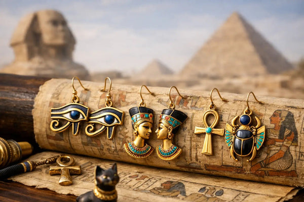 How to Choose Egyptian Earrings With Meaning - My Ancient Relics