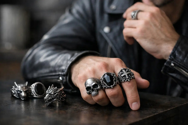 How to Choose Gothic Rings for Men - My Ancient Relics