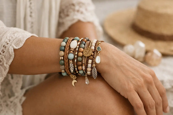 How to Layer Boho Bracelets With Meaning - My Ancient Relics