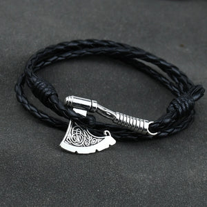 Axe Leather Bracelet – Bravery
