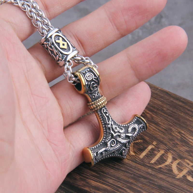 Thor's Hammer Mjolnir Necklace