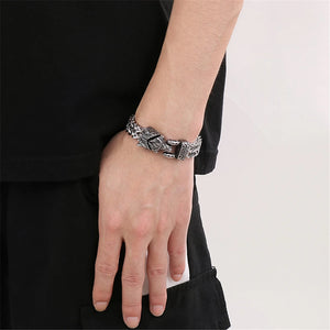 Norse Beast Mesh Link Bracelet - Ferocity