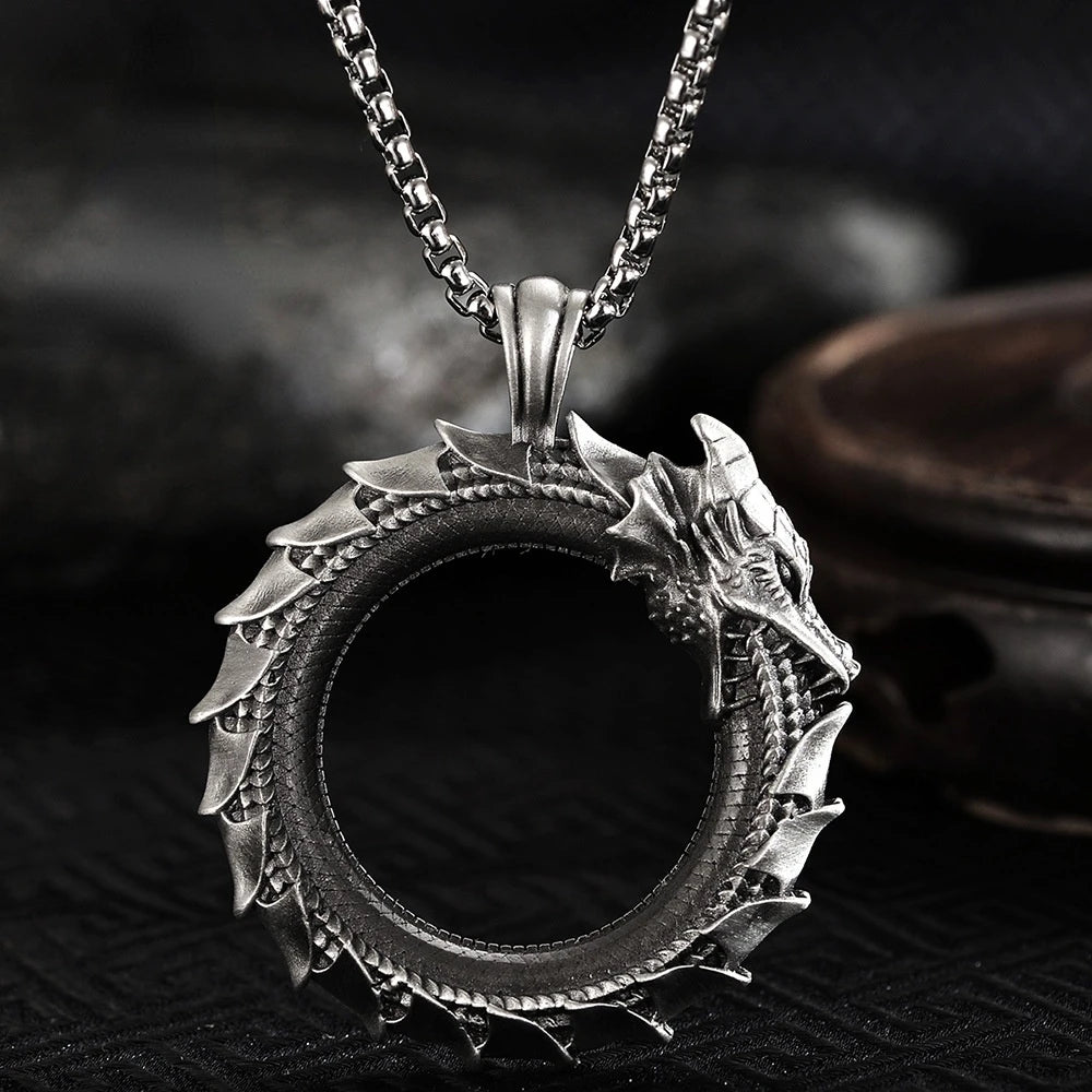 Viking Serpent Jörmungandr Necklace