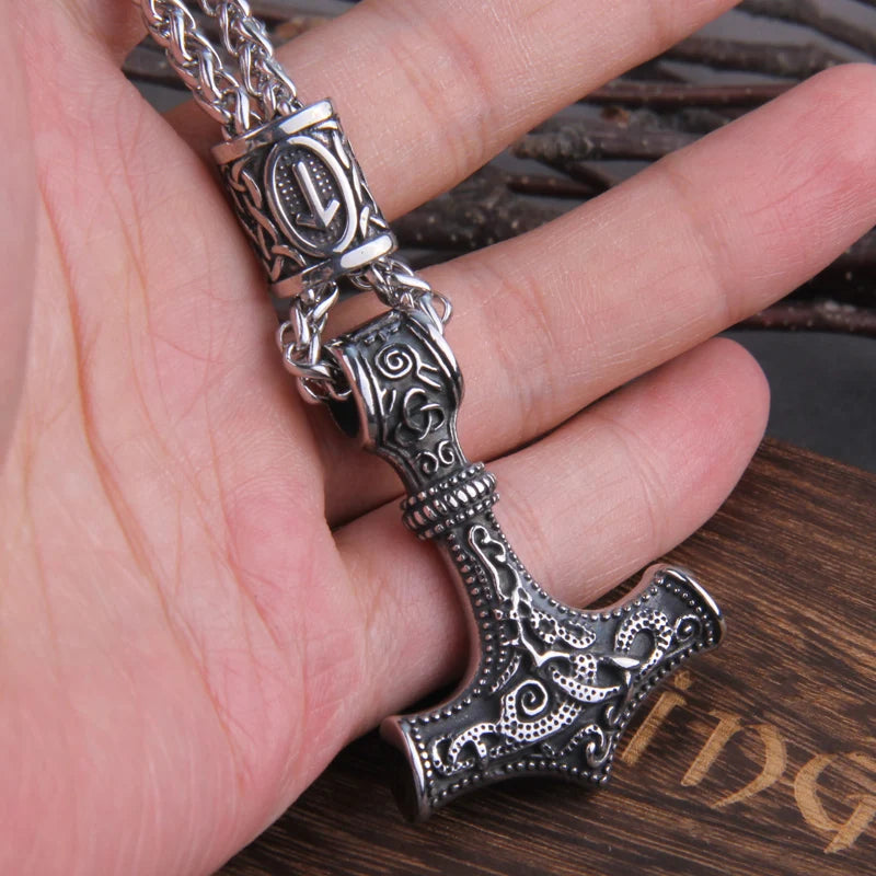 Thor's Hammer Mjolnir Necklace