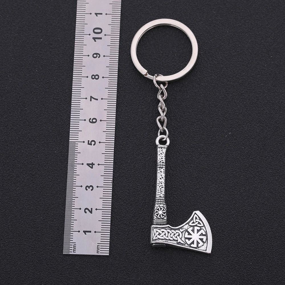 Viking Axe Pendant Keychain