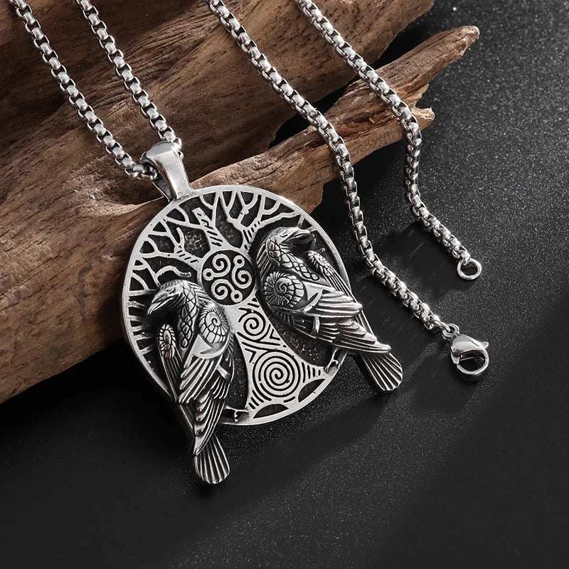 Raven Tree of Life Necklace