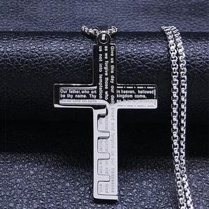 Bible Cross Necklace – Salvation