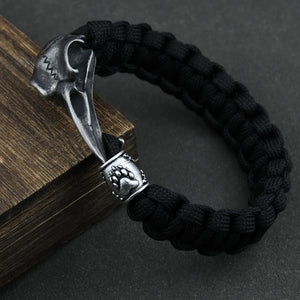 Raven Paracord Bracelet – Odin