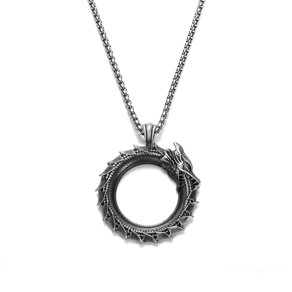 Viking Serpent Jörmungandr Necklace