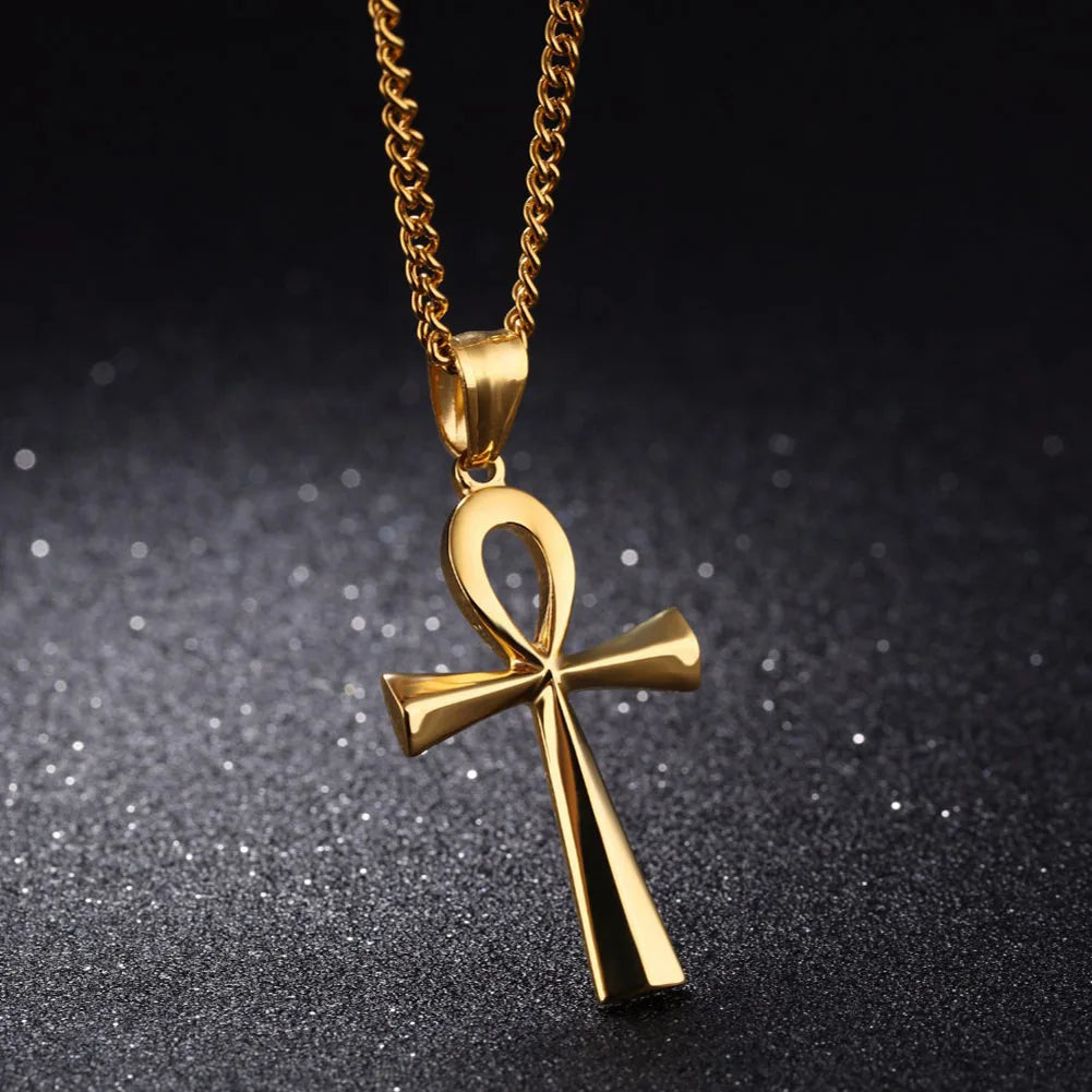 Ankh Cross Pendant Necklaces