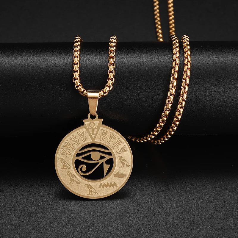 Eye of Horus Hieroglyphs Amulet