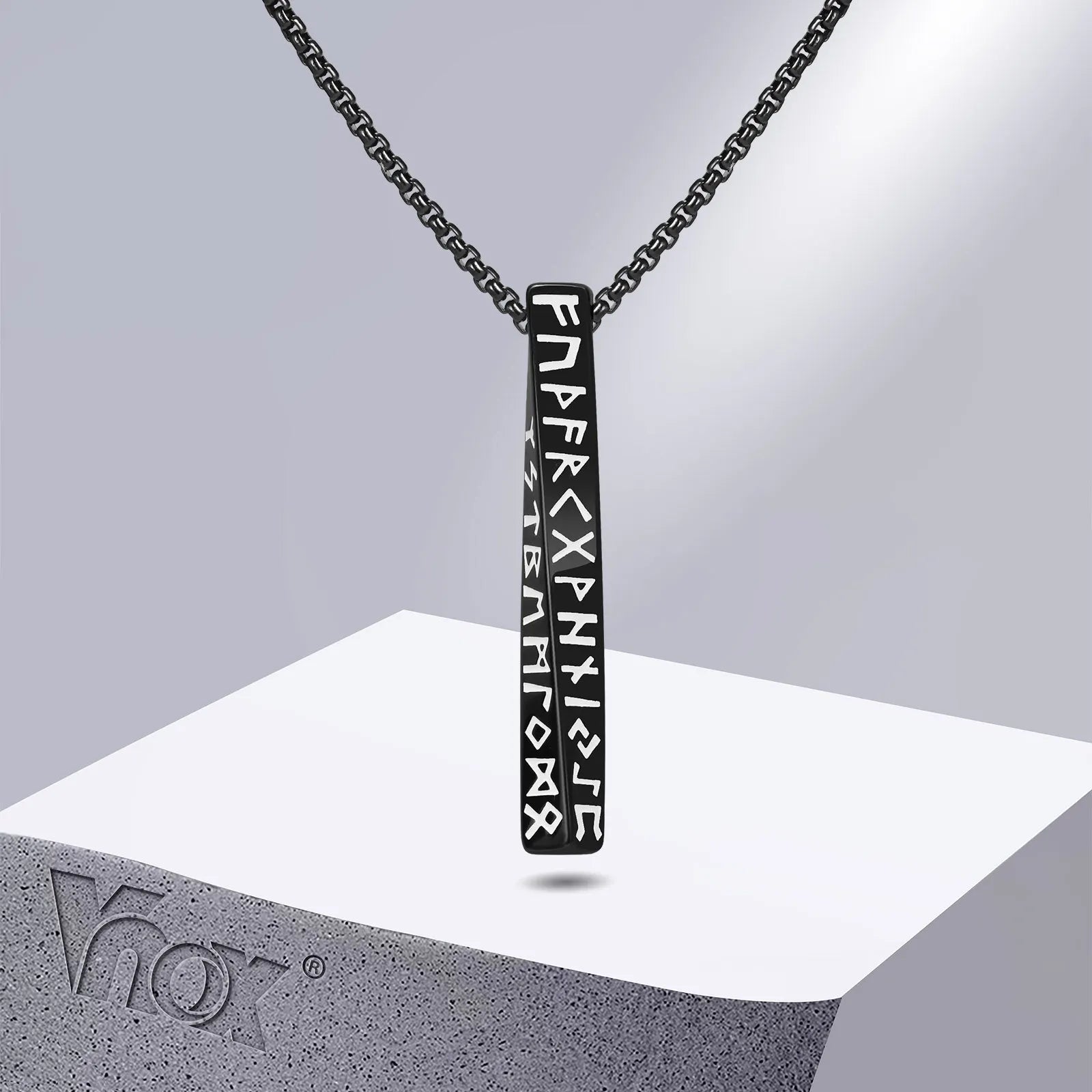 Viking Vertical Mobius Necklace