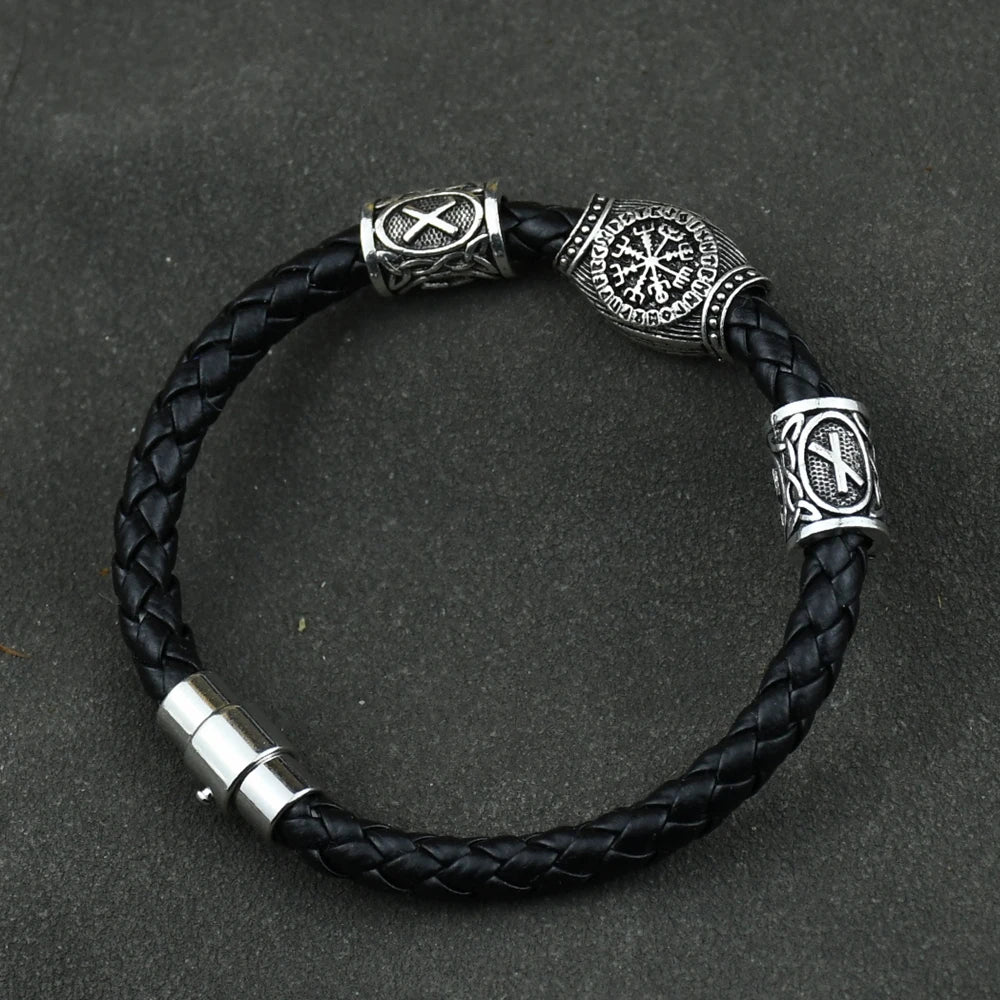 Viking Runes Charm Bracelet