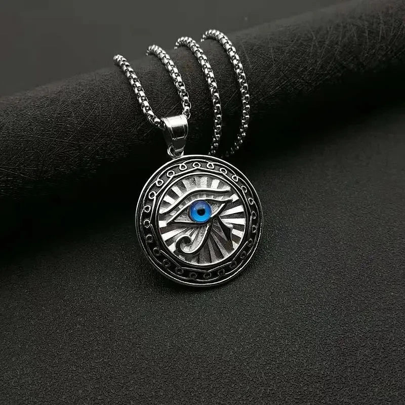 Eye of Horus Round Necklace