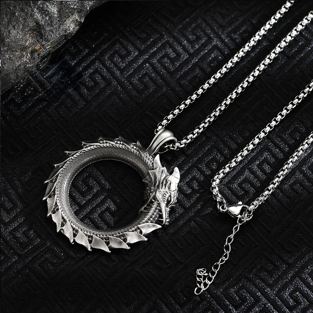 Viking Serpent Jörmungandr Necklace