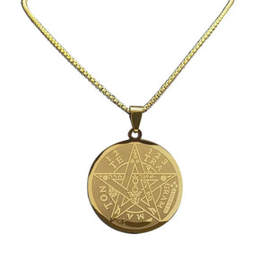 Pentagram Steel Necklace – Witchcraft
