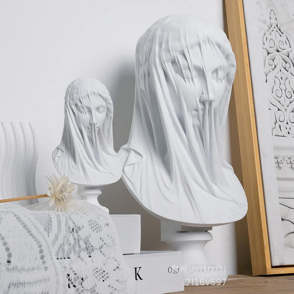 Veiled Lady Greek Statue - Goddess