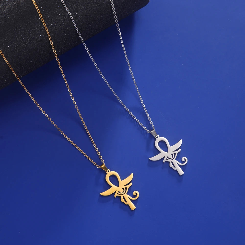 Ankh Cross Minimalist Necklace