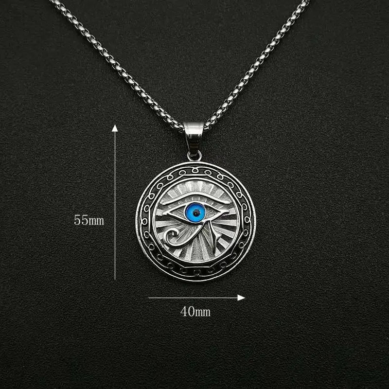 Eye of Horus Round Necklace