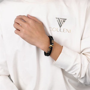 Braided Leather Bracelet – Trinity