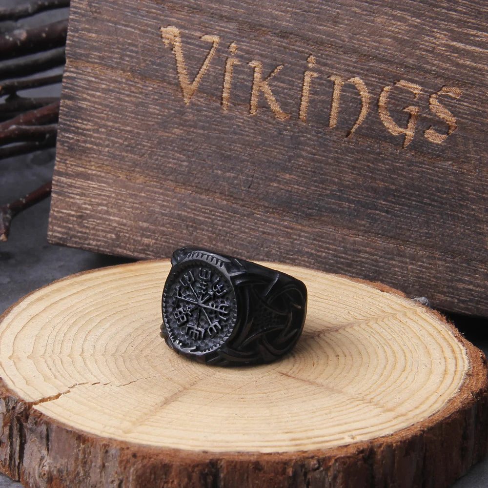 Viking Compass & Helm of Awe Ring