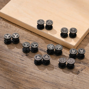 Norse Viking Runes Stud Earrings - Guidance