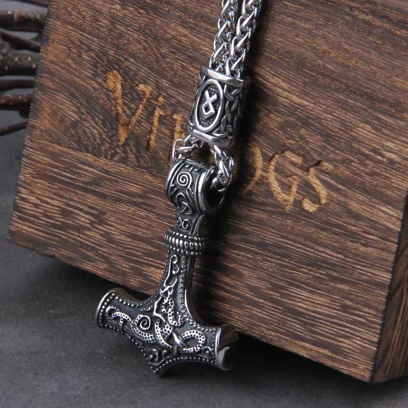 Thor's Hammer Mjolnir Necklace