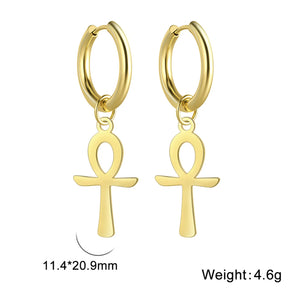 Ankh Egyptian Earrings – Life - My Ancient Relics