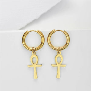 Ankh Egyptian Earrings – Life - My Ancient Relics