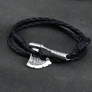 Axe Leather Bracelet – Bravery - My Ancient Relics