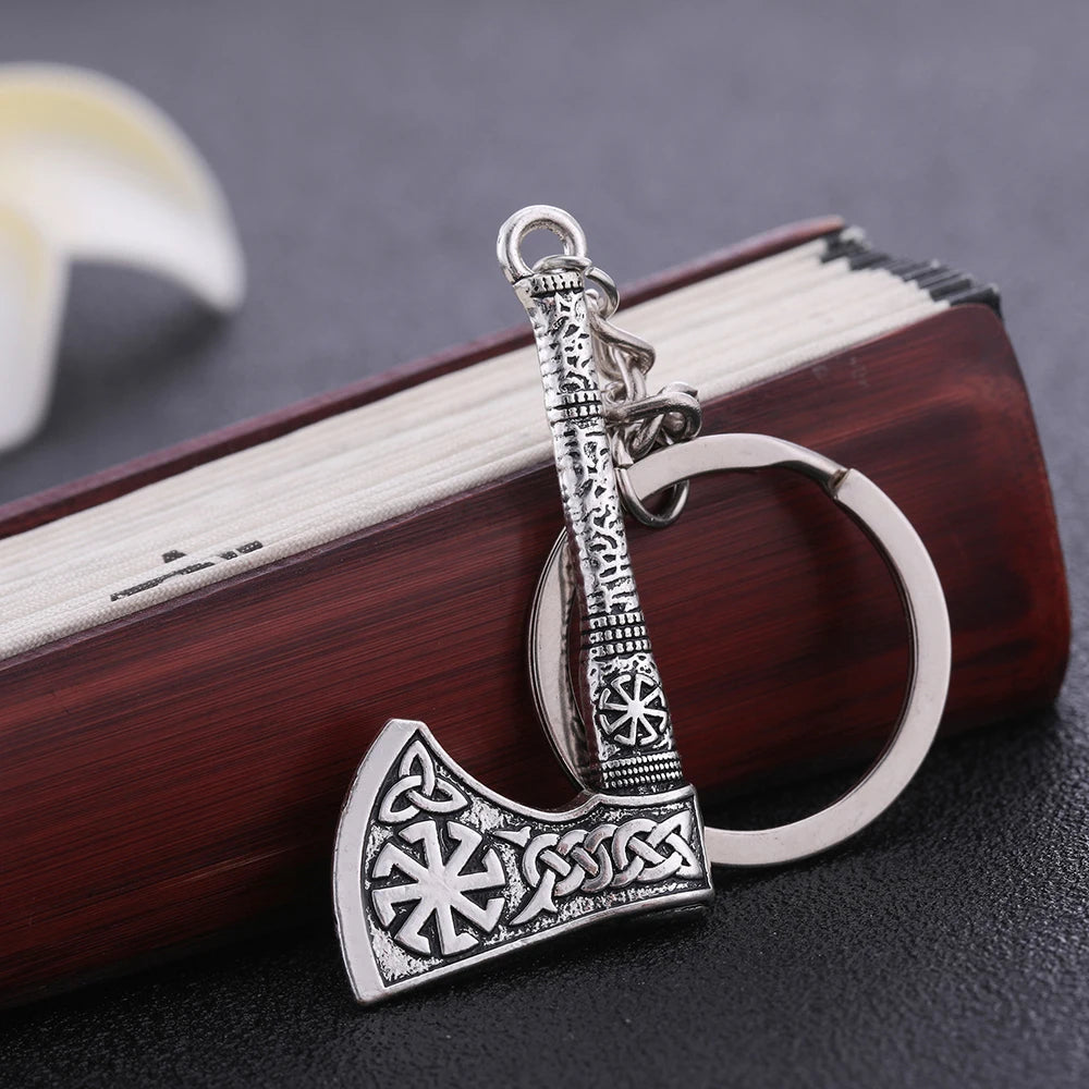 Viking Axe Pendant Keychain