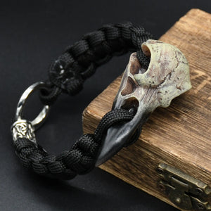 Raven Paracord Bracelet – Odin