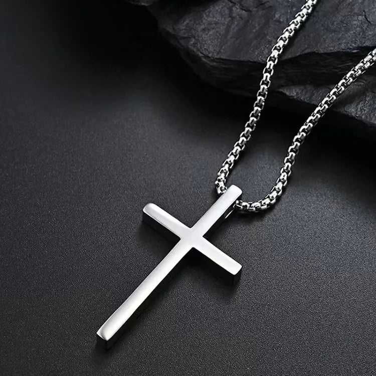 Cross Long Chain Necklace