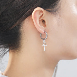 Ankh Cross Earrings – Life