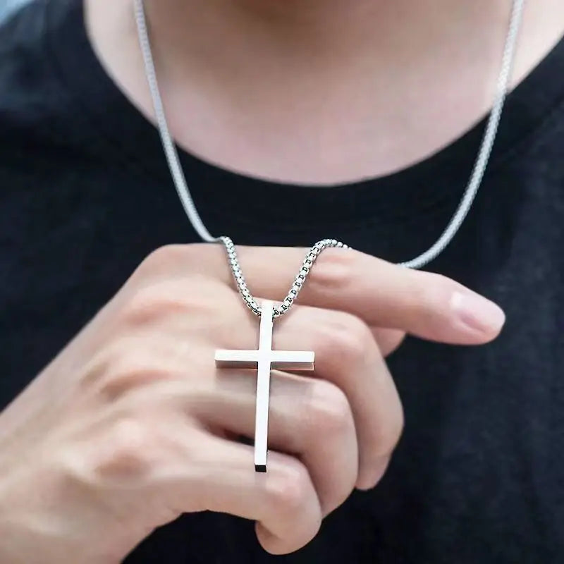 Cross Long Chain Necklace