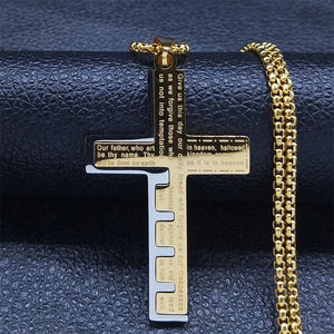 Bible Cross Necklace – Salvation - My Ancient Relics